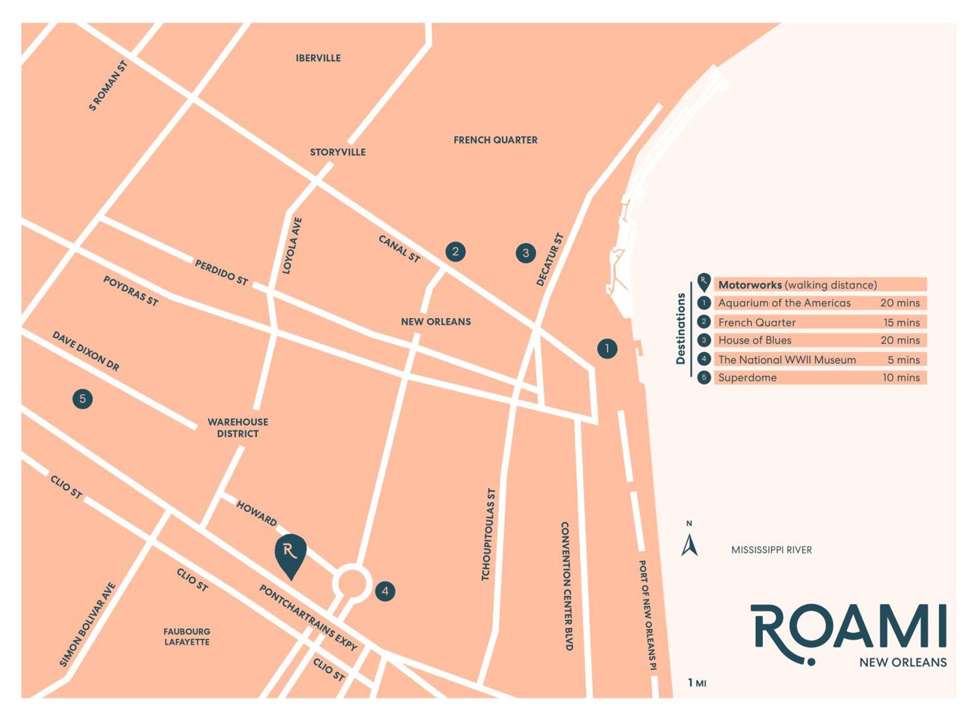 Roami At Motorworks Aparthotel นิวออร์ลีนส์ ภายนอก รูปภาพ